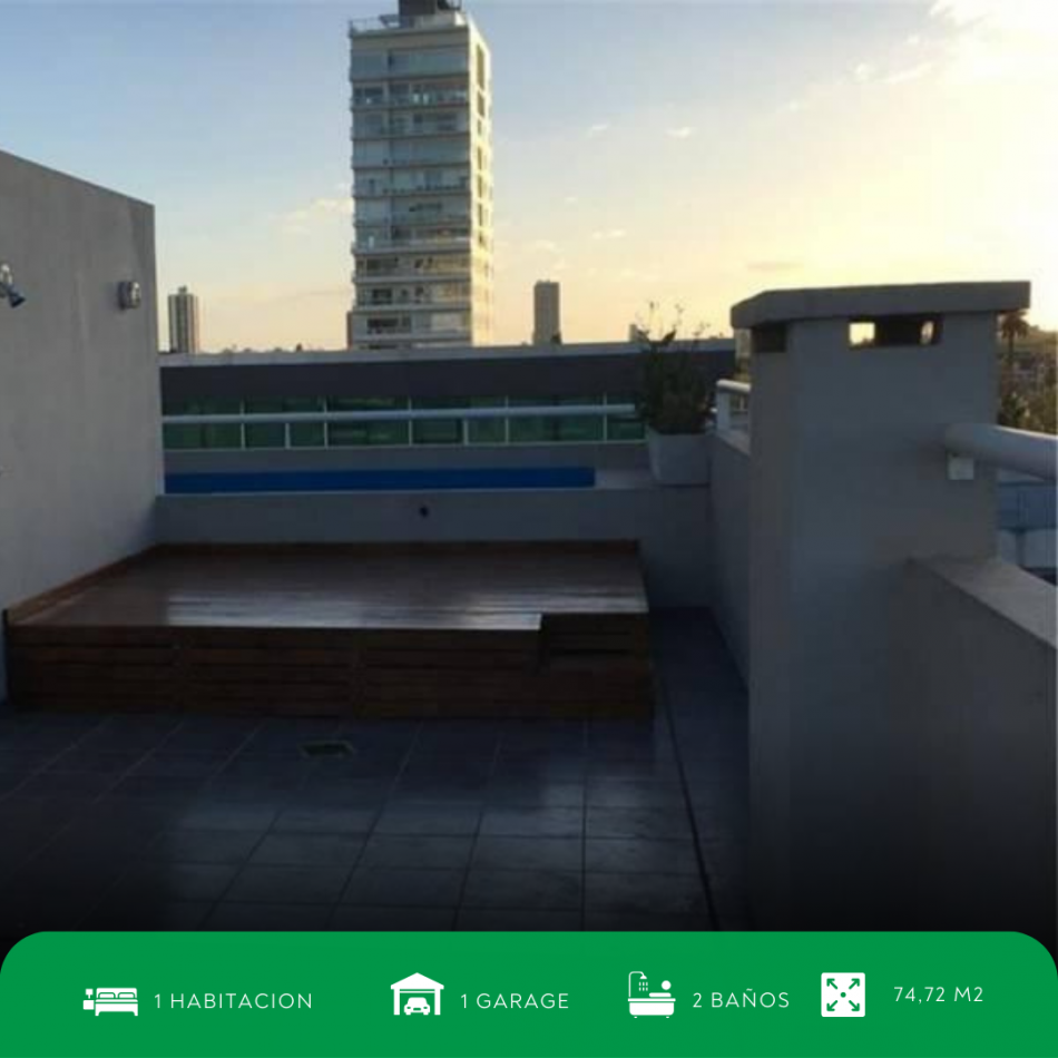 Departamento Espacioso con terraza y parrilla en Vicente Lopez