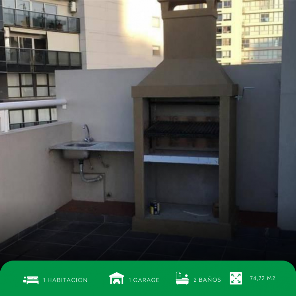 Departamento Espacioso con terraza y parrilla en Vicente Lopez