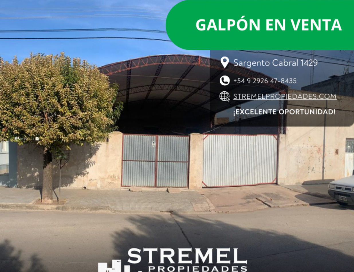 Galpon ideal para emprendimientos en Coronel Suarez